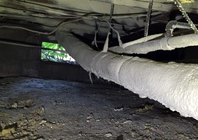 Spray Foam Gallery - Duct-work - Employing only proven, code-required techniques, DE customizes spray polyurethane foam insulation packages for residential and commercial HVAC duct applications.