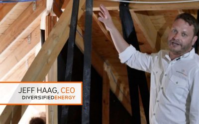 Jeff Haag, owner of Diversified Energy talks about the use of felt walls to reduce the need for additional open-cell spray polyurethane foam insulation over unconditioned spaces. In this example, there is an attic space that overhangs a patio area, and Diversified Energy is installing a felt wall inside the attic to separate the portion of the attic that is over the patio from the rest of the attic that is over the interior living area of the home.