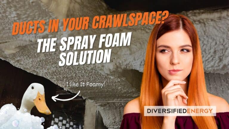 Ducts in the Crawl Space - Insulate With Fiber or Foam? 2 Ductwork In Crawlspace Foam 2