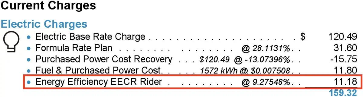 EECR Example on a $120 Entergy Bill EECR Example on a $120 Entergy Bill
