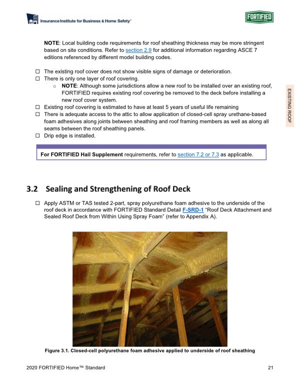 FORTIFIED 2020 Standard Retrofit FORTIFIED 2020 Standard Retrofit