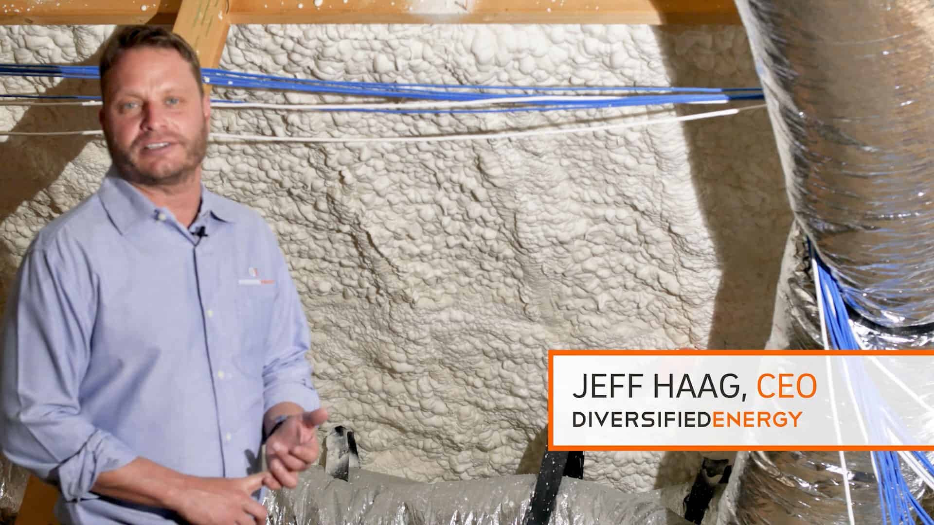 Jeff Haag, owner of Diversified Energy discusses the importance of proper spray polyurethane foam insulation in your attic and how to work around previously installed HVAC ductwork.
