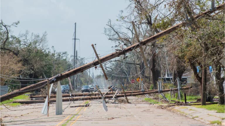 Hurricane Season 2024, And The Biggest Illusion About FORTIFIED Roofing 5 Image of hurricane aftermath in Louisiana